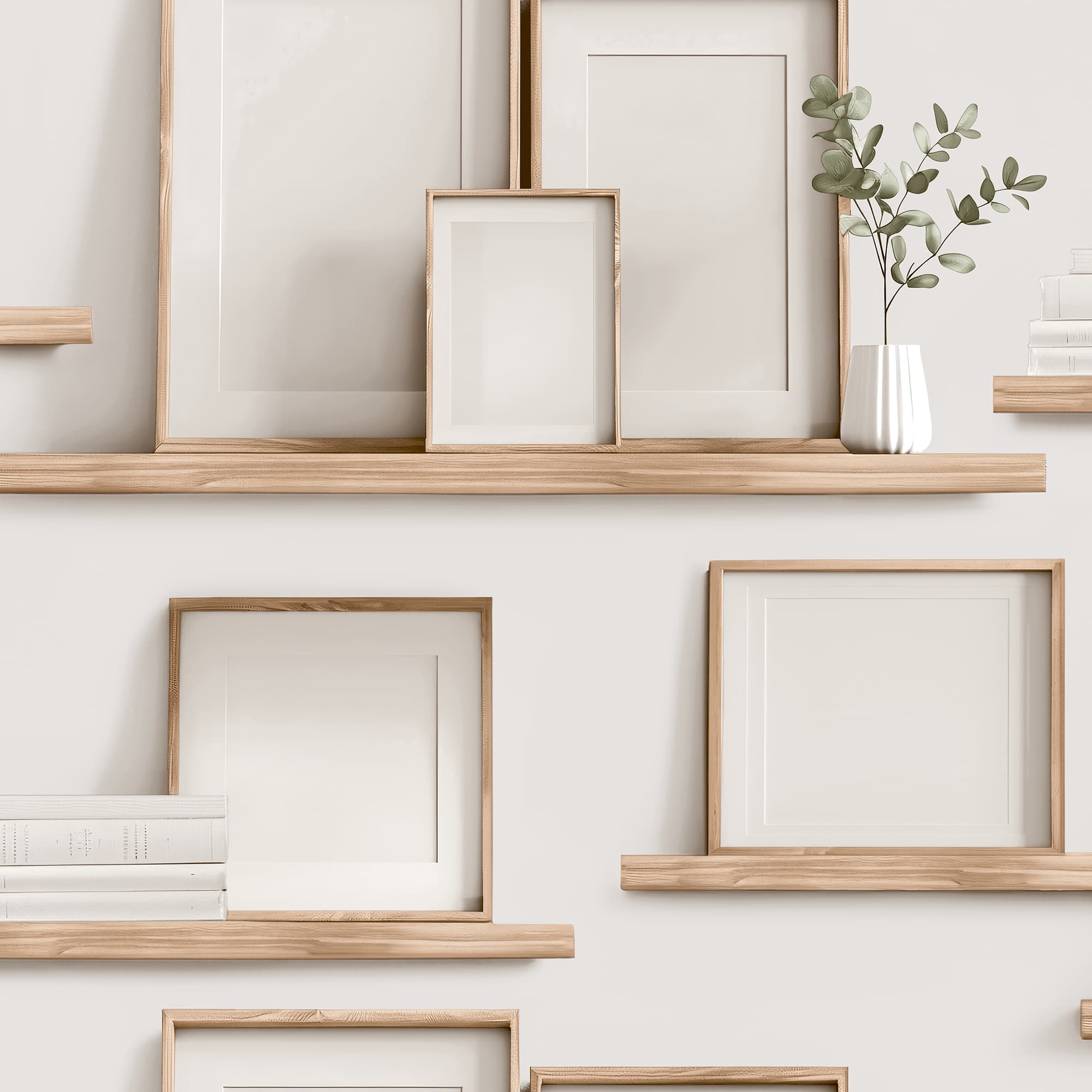 Designs Direct Frame Shelves Wallpaper